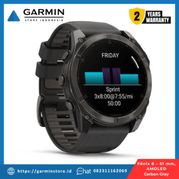 Garmin Fenix 8 51mm Amoled Carbon Gray