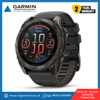 Garmin Fenix 8 51mm Amoled Carbon Gray